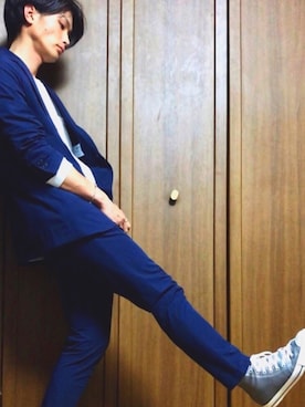 「アイテム（バングル/リストバンド）」を使った、RYOTAさん（メンズ・171cm・20代）の春コーディネート