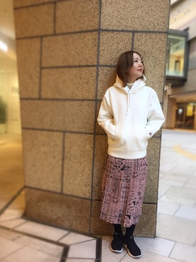 「ビッグサイズコーデ」｜RAYさん（レディース・158cm）の冬コーディネート