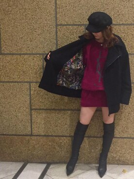 「COMEX（コメックス）のアイテム」を使った、RAYさん（レディース・158cm）の秋コーディネート