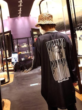 希少✨ヒステリックグラマー　PSYCHO KILLERジャガードプルオーバー HYSTERIC GLAMOUR - HYSTERIC GLAMOUR ジャカードプルオーバーの