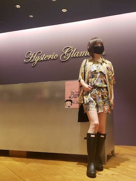 「フェスコーデ」｜「アイテム（レインシューズ）」を使った、RAYさん（レディース・158cm）の夏コーディネート