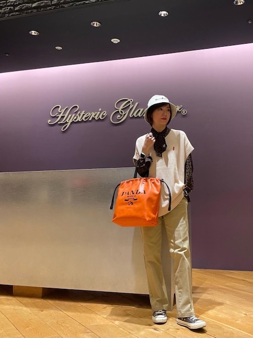 HYSTERIC GLAMOUR（ヒステリックグラマー）の「PANDA MANIA 巾着トート