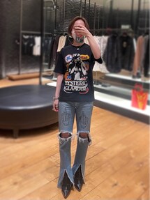 HYSTERIC GLAMOUR（ヒステリックグラマー）の「CAR LOGO CAMERA GIRL T