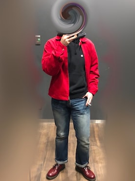「コロナに負けない」｜「アイテム（ジャケット/アウター）」を使った、jokerさん（メンズ・170cm）の春コーディネート