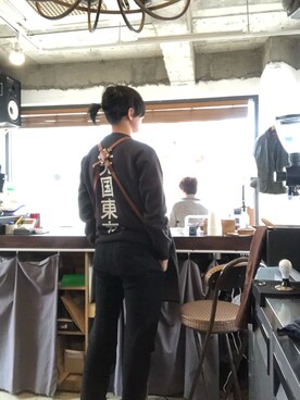 「working style」｜「アイテム（スウェット）」を使った、Ianさん（メンズ・170cm）の冬コーディネート