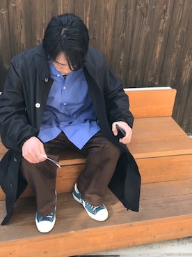 「converse skateboarding」｜kenさん（メンズ・175cm）の春コーディネート