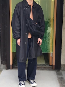 「平成最後のWEARISTAセンバツ」｜「アイテム（スウェット）」を使った、kenさん（メンズ・175cm）の春コーディネート