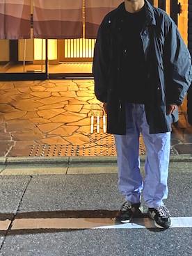 「Graphpaper（グラフペーパー）のアイテム（スウェット）」を使った、kenさん（メンズ・175cm）の秋コーディネート