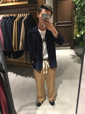 おこぼさんさん（メンズ・168cm）の秋コーディネート