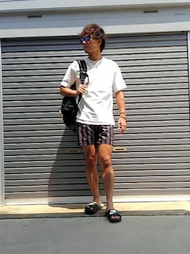 「サタデーズ ニューヨークシティ (Saturdays NYC)」｜「アイテム（アクセサリー）」を使った、エポジンさん（メンズ・175cm）の夏コーディネート