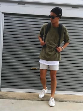 「スナイデル」｜「アイテム（その他）」を使った、エポジンさん（メンズ・175cm）の夏コーディネート