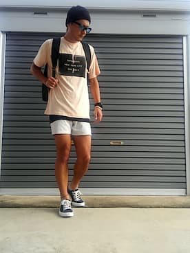 「サタデーズ ニューヨークシティ (Saturdays NYC)」｜「アイテム（アクセサリー）」を使った、エポジンさん（メンズ・175cm）の夏コーディネート