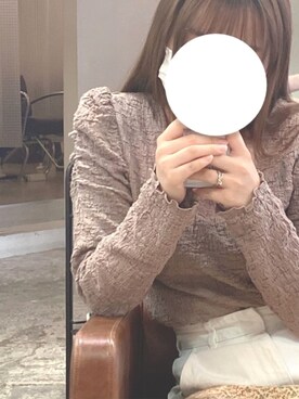 「アプレジュール」｜「アイテム（アクセサリー）」を使った、あしゃさん（レディース・160cm）の秋コーディネート