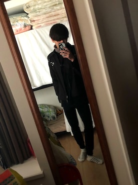 「Subciety（サブサエティ）のアイテム（ブルゾン）」を使った、Lemongaさん（メンズ・170cm）の冬コーディネート