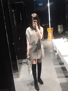 「autumn look」｜「アイテム（ブーツ）」を使った、CATo琪oWolDEuさん（レディース・170cm）の春コーディネート