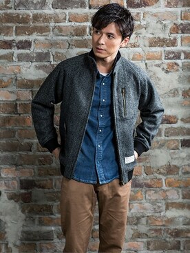 多田さんの（HARRIS TWEED | ハリスツイード）を使ったコーディネート