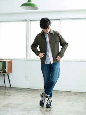 「その他セレクト（ソノタセレクト）のアイテム」を使った、多田さん（メンズ・173cm）の冬コーディネート