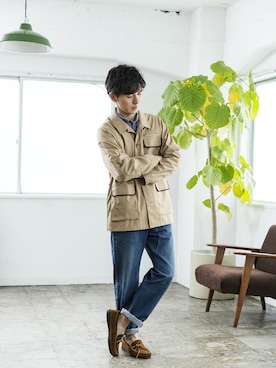 「その他セレクト（ソノタセレクト）のアイテム」を使った、多田さん（メンズ・173cm）の冬コーディネート