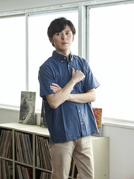 「その他セレクト（ソノタセレクト）のアイテム」を使った、多田さん（メンズ・173cm）の冬コーディネート