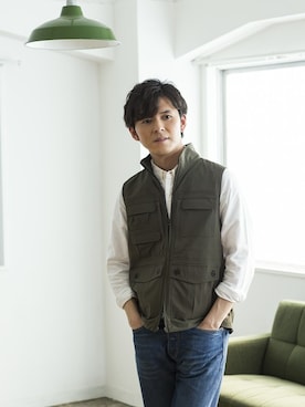 「その他セレクト（ソノタセレクト）のアイテム」を使った、多田さん（メンズ・173cm）の冬コーディネート