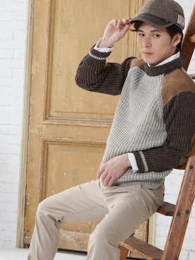 「その他セレクト（ソノタセレクト）のアイテム」を使った、多田さん（メンズ・173cm）の冬コーディネート