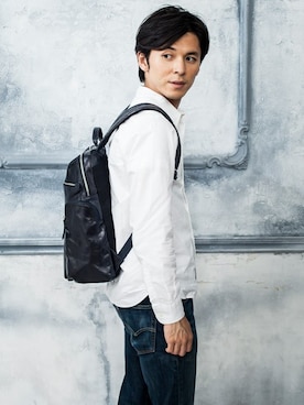 「会社員」｜多田さん（メンズ・173cm）の冬コーディネート
