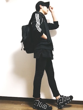 「ストリート系」｜「アイテム（ジャージ）」を使った、KEIJIさん（メンズ・179cm）の春コーディネート