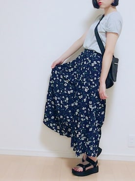 いづなさん（レディース・166cm）の夏コーディネート