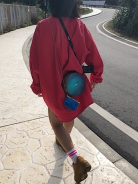 「POLO RALPH LAUREN（ポロ ラルフ ローレン）のアイテム（シャツワンピース）」を使った、Yuiri  Furukawa さん（レディース・155cm）の春コーディネート