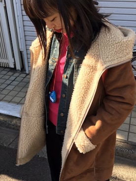 「goa（ゴア）のアイテム（ジャケット/アウター）」を使った、Yuiri  Furukawa さん（レディース・155cm）の春コーディネート