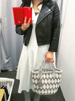 COHINA（コヒナ）の「レザーライダースジャケット（ライダース