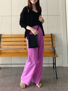 「アイテム（アンサンブル）」を使った、miwaさん（レディース・154cm）の夏コーディネート