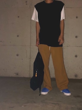 「アイテム（フレグランス）」を使った、f さん（メンズ・176cm）の夏コーディネート