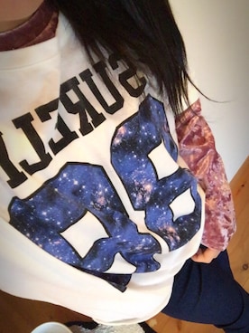 「WEGO（ウィゴー）のWEGO/クラッシュベロアピチカットソー（Tシャツ/カットソー、ピンク系）」を使った、s!gdさん（レディース・155cm）の秋コーディネート