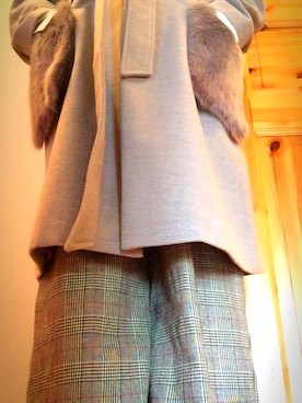 「GU（ジーユー）の（GU）シースルーブラウス（長袖）Ｂ（トップス、ホワイト系）」を使った、s!gdさん（レディース・155cm）の秋コーディネート