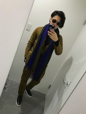 「TEATORA（テアトラ）のアイテム（ジャケット/アウター）」を使った、Donnieさん（メンズ・171cm）の冬コーディネート