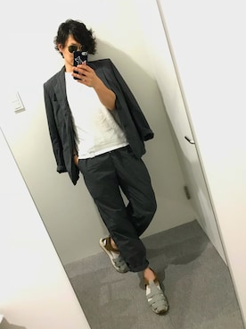 「TEATORA（テアトラ）のアイテム（ジャケット/アウター）」を使った、Donnieさん（メンズ・171cm）の夏コーディネート