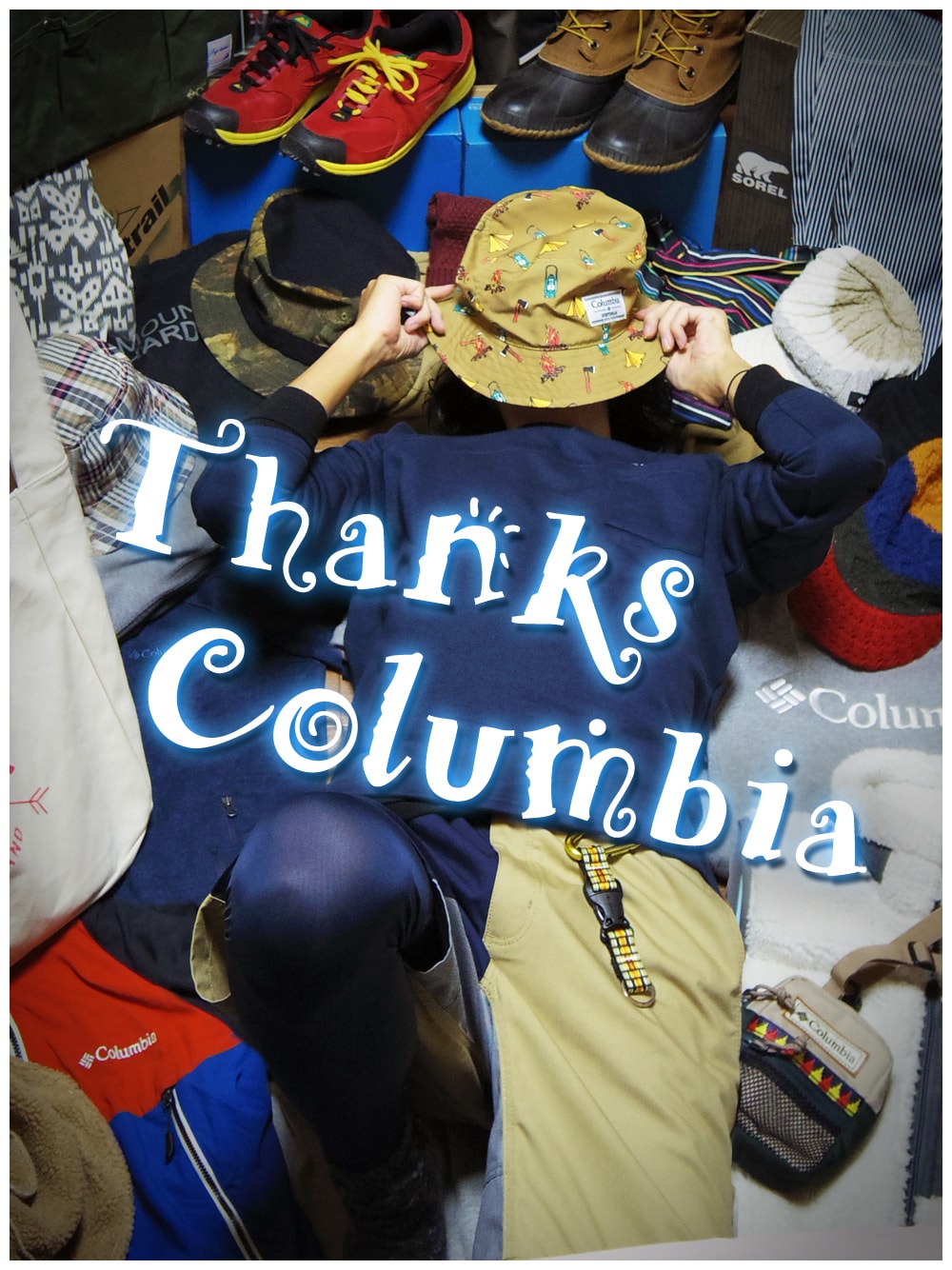 「コロンビア、Columbia」｜「Columbiaのアイテム（その他、その他）」を使った、つちぽんさん（メンズ・177cm）の冬コーディネートの1枚目の写真