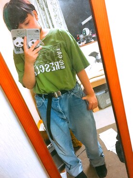 「SPINNS(スピンズ)のアイテム(その他小物)」を使った、ぺてん師⇝たを。さん(レディース・155cm)の冬コーディネート