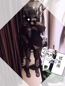 「STYLENANDA（スタイルナンダ）のアイテム（ダウンジャケット/コート）」を使った、Cc大河さん（レディース・158cm）の冬コーディネート