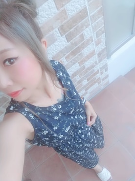 「Color（カラー）のアイテム（ワンピース）」を使った、みーぬさん（レディース・142cm）の夏コーディネート
