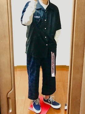 「アイテム（スウェット）」を使った、ヒロトさん（メンズ・165cm・10代）の春コーディネート