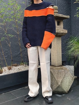 「sacai」｜ASAYAさん（メンズ・172cm・10代）の春コーディネート