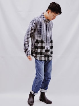 「ZOZO（ゾゾ）のアイテム」を使った、NOGUさん（メンズ・164cm）の秋コーディネート