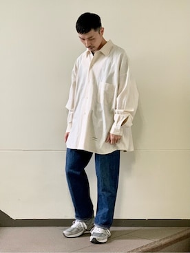 「ARMY TWILL（アーミーツイル）のアイテム」を使った、あつくんさん（メンズ・165cm）の春コーディネート