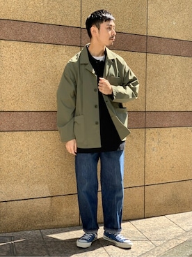 「JOURNAL STANDARD relume（ジャーナルスタンダード　レリューム）のアイテム（セットアップ）」を使った、あつくんさん（メンズ・165cm）の春コーディネート