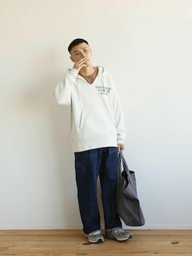 「チャンピオン パーカー」｜あつくんさん（メンズ・165cm）の秋コーディネート