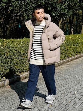 「JOURNAL STANDARD relume（ジャーナルスタンダード　レリューム）のアイテム（ダウンジャケット/コート）」を使った、あつくんさん（メンズ・165cm）の秋コーディネート