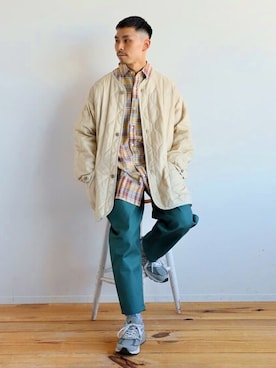 「ARMY TWILL（アーミーツイル）のアイテム（ブルゾン）」を使った、あつくんさん（メンズ・165cm）の冬コーディネート