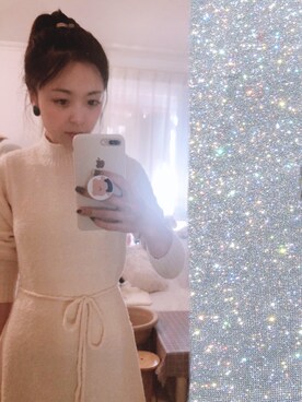 「日系极简」｜「アイテム（アクセサリー）」を使った、枪枪さん（レディース・160cm）の秋コーディネート